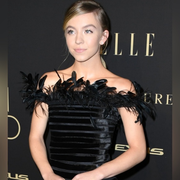 Ralph Lauren Collection Purple Label Off Shoulder Mini Dress Feather Runway  $5K - Picture 7 of 9